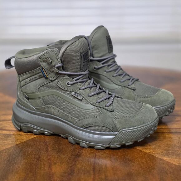 Vans MTE Crestline Waterproof Hiking Boots Green Men\'s 11.5 HydroGuard Brand New main image 6